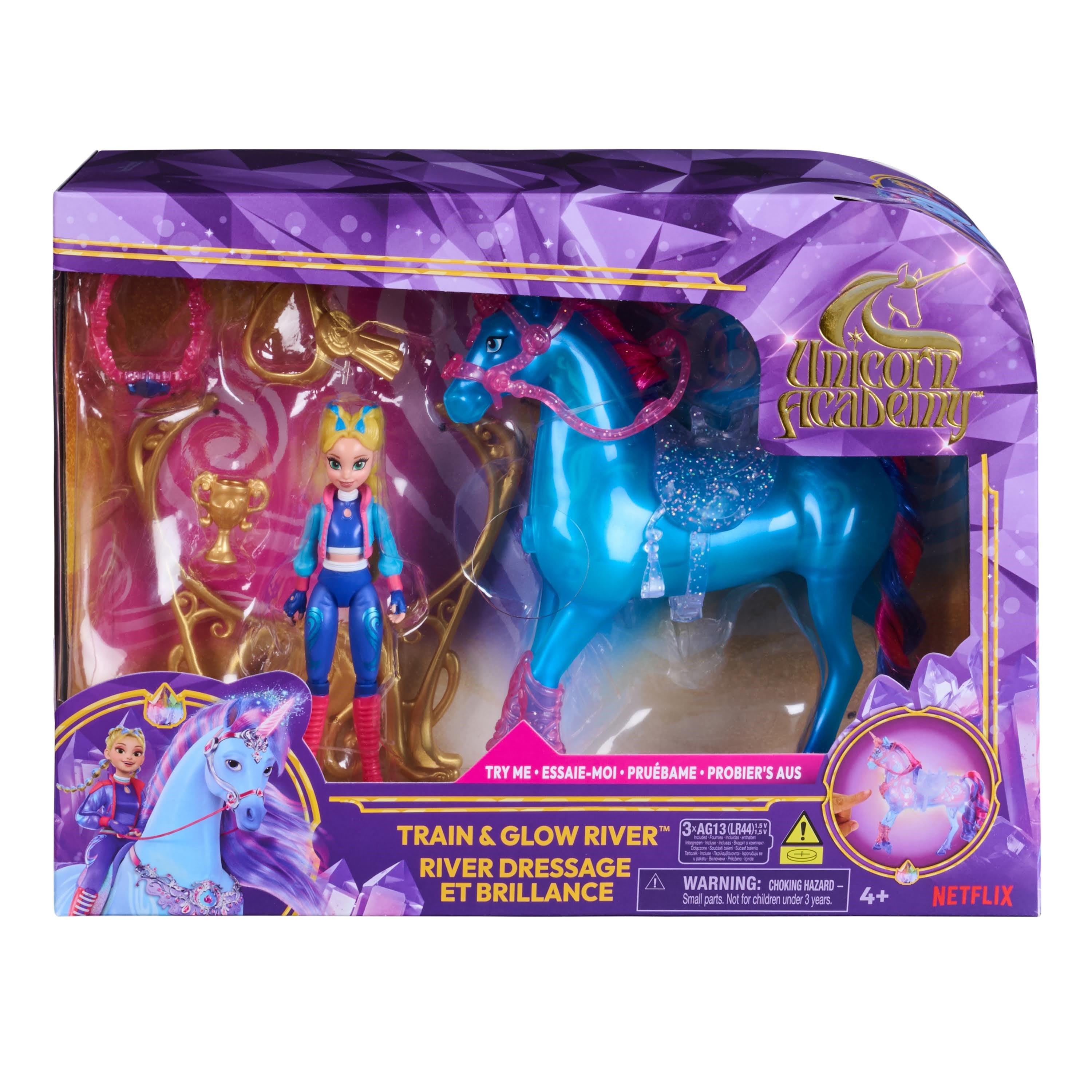 Unicorn Academy Train & Glow River - Dolls Accessories 23219 / 6075347