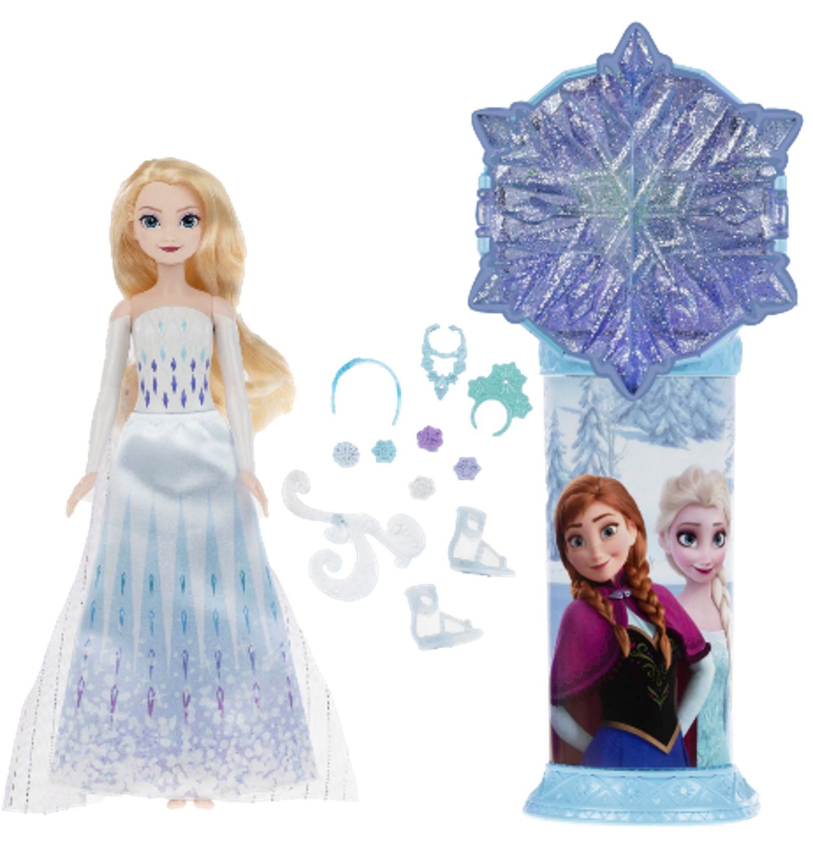 Disney Frozen Fashion Doll Reveal Elsa - Dolls Accessories