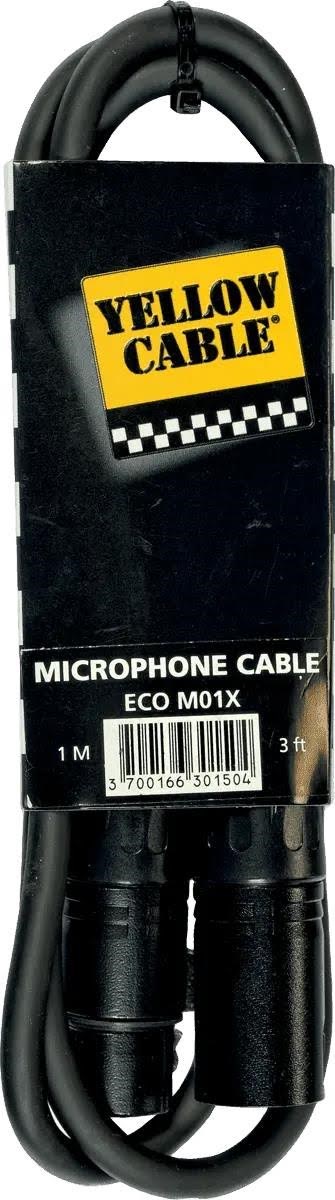 Yellow Cable M01x - Xlr/xlr 1m. - Audio Kabel