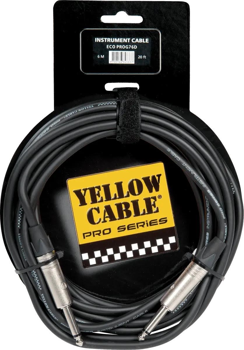 Yellow Cable Pro76d - Neutrik 1/4 Klinke/klinke-kabel 6 Meter - Audio Kabel