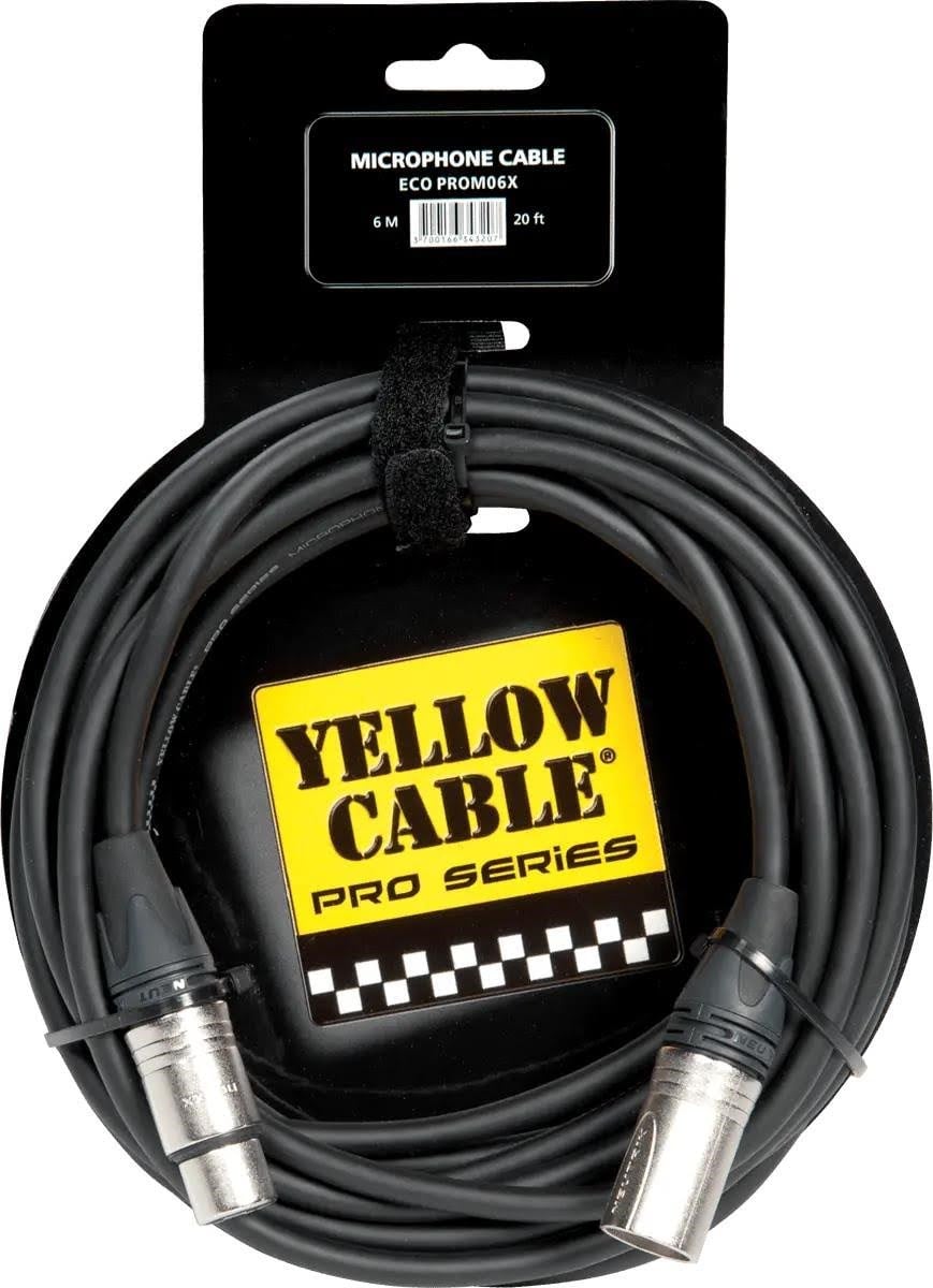 Yellow Cable Prom06x - Neutrik Xlr/xlr 6m. - Audio Kabel Eco Prom06x