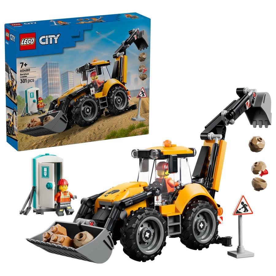Lego City 60480 Gelber Baggerlader