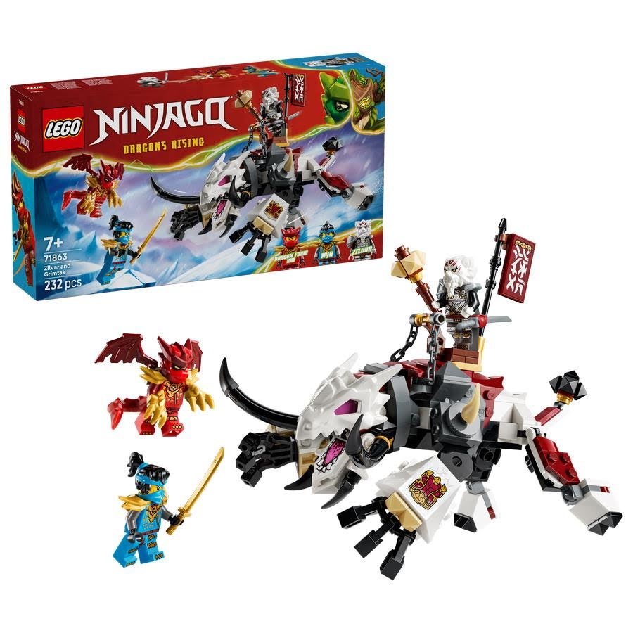 Lego Ninjago 71863 Zilvar Auf Seinem Drachentier Grimtak