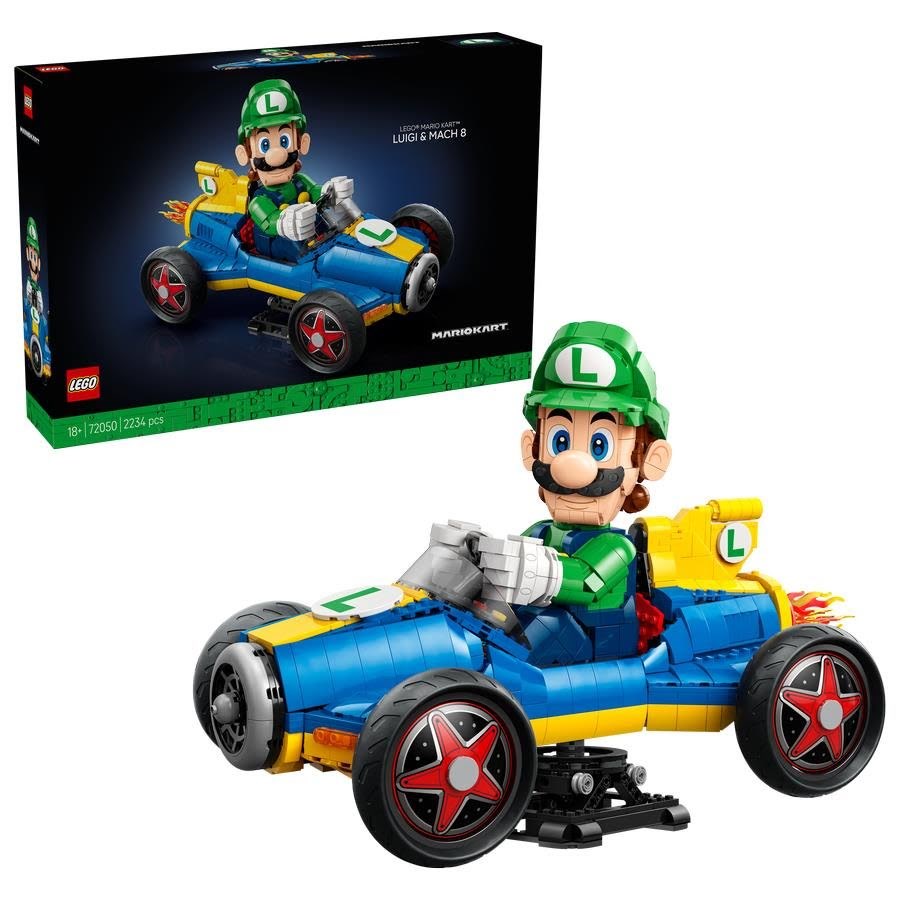 Lego Super Mario 72050 Mario Kart : Luigi & Turboflitzer