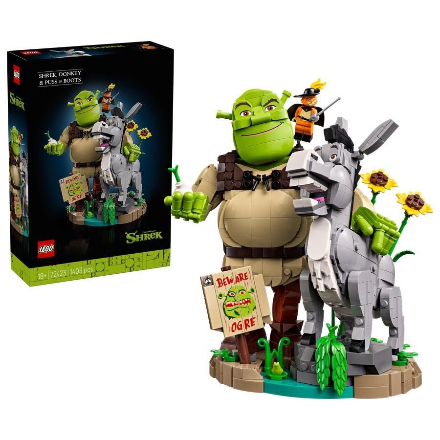 Lego Shrek 72423 Shrek, Esel Und Der Gestiefelte Kater