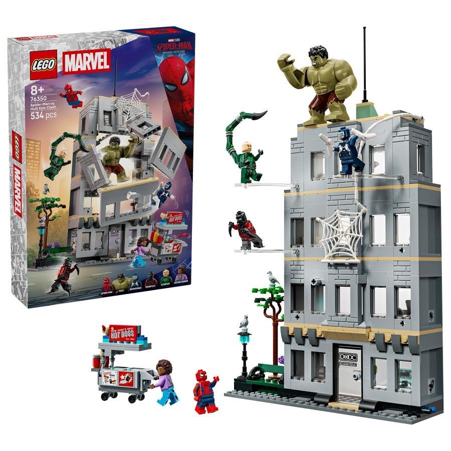 Lego Super Heroes 76350 Großer Showdown: Spider-man vs. Hulk