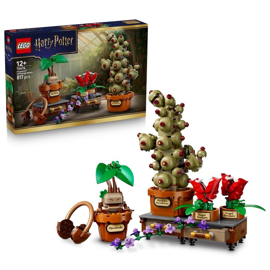 Lego Harry Potter 76474 Schloss Hogwarts : Kräuterkunde-pflanzen