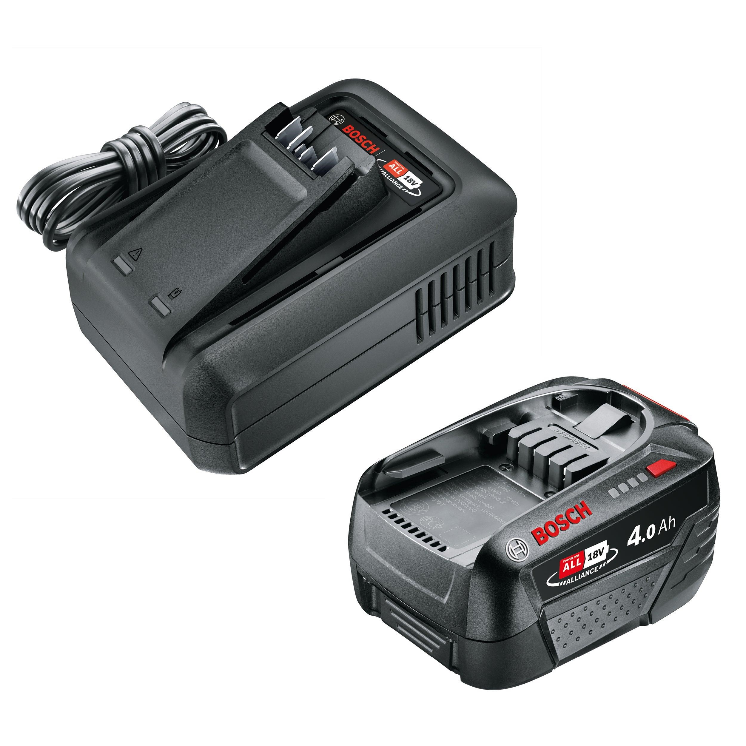 Gardena Starter-kit P4a QC Al18v-44+1x4.0ah - Akkus Ladegeraete