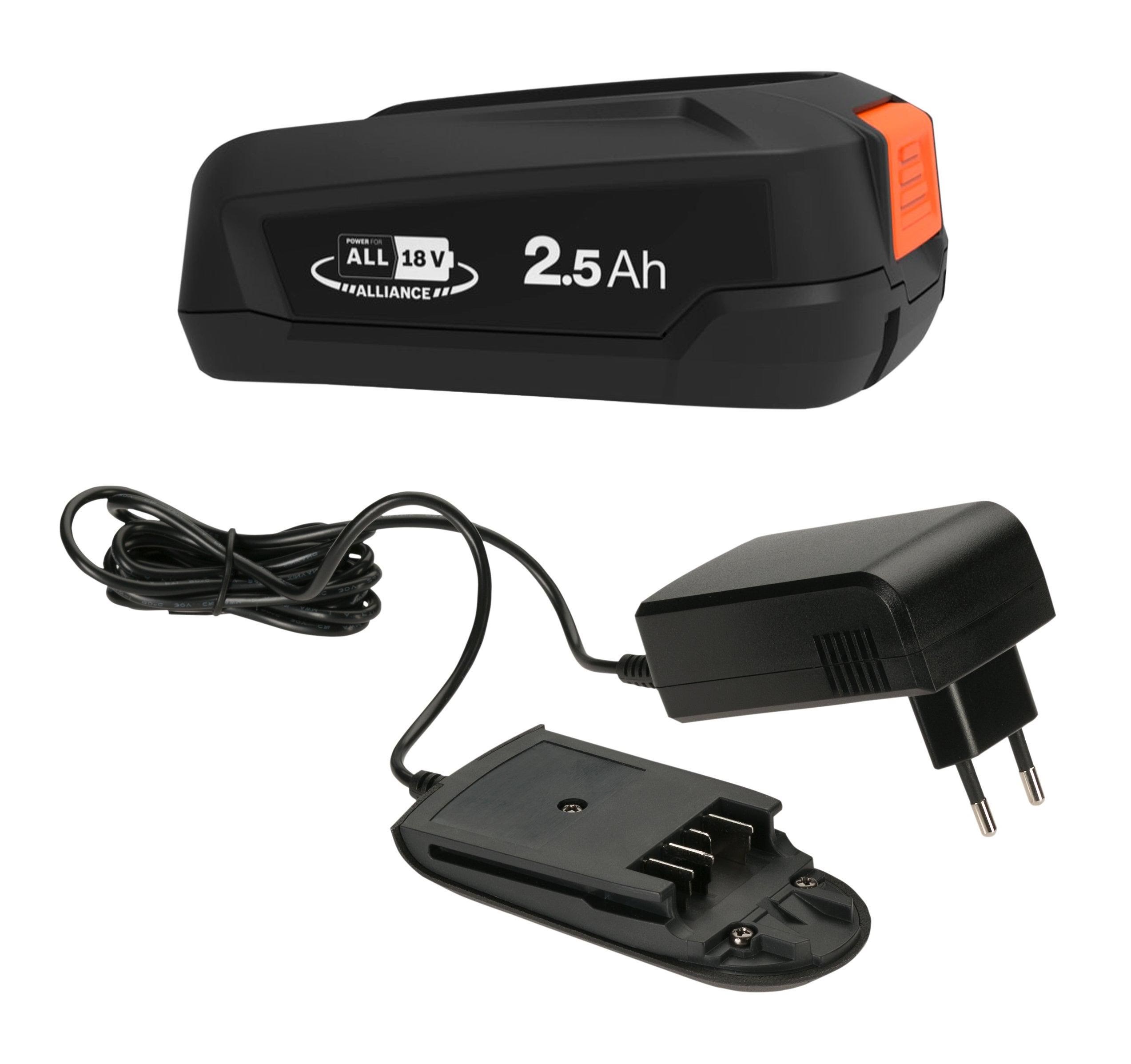 Gardena Starter-kit P4a 1 x System Akku Pba 18v/45 2,5 Ah + Schnell-ladegerät AL 18v-20 - Akkus Ladegeraete 14917-20.000.00