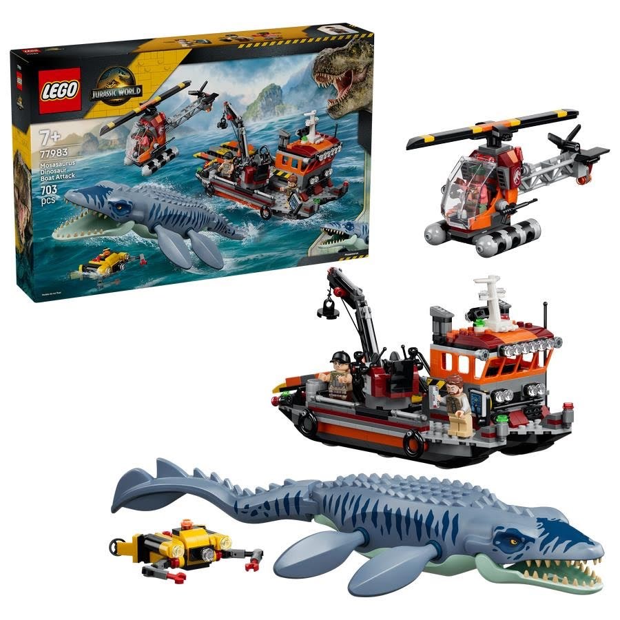 Lego Jurassic World 77983 Mosasaurier-angriff Auf Das Boot