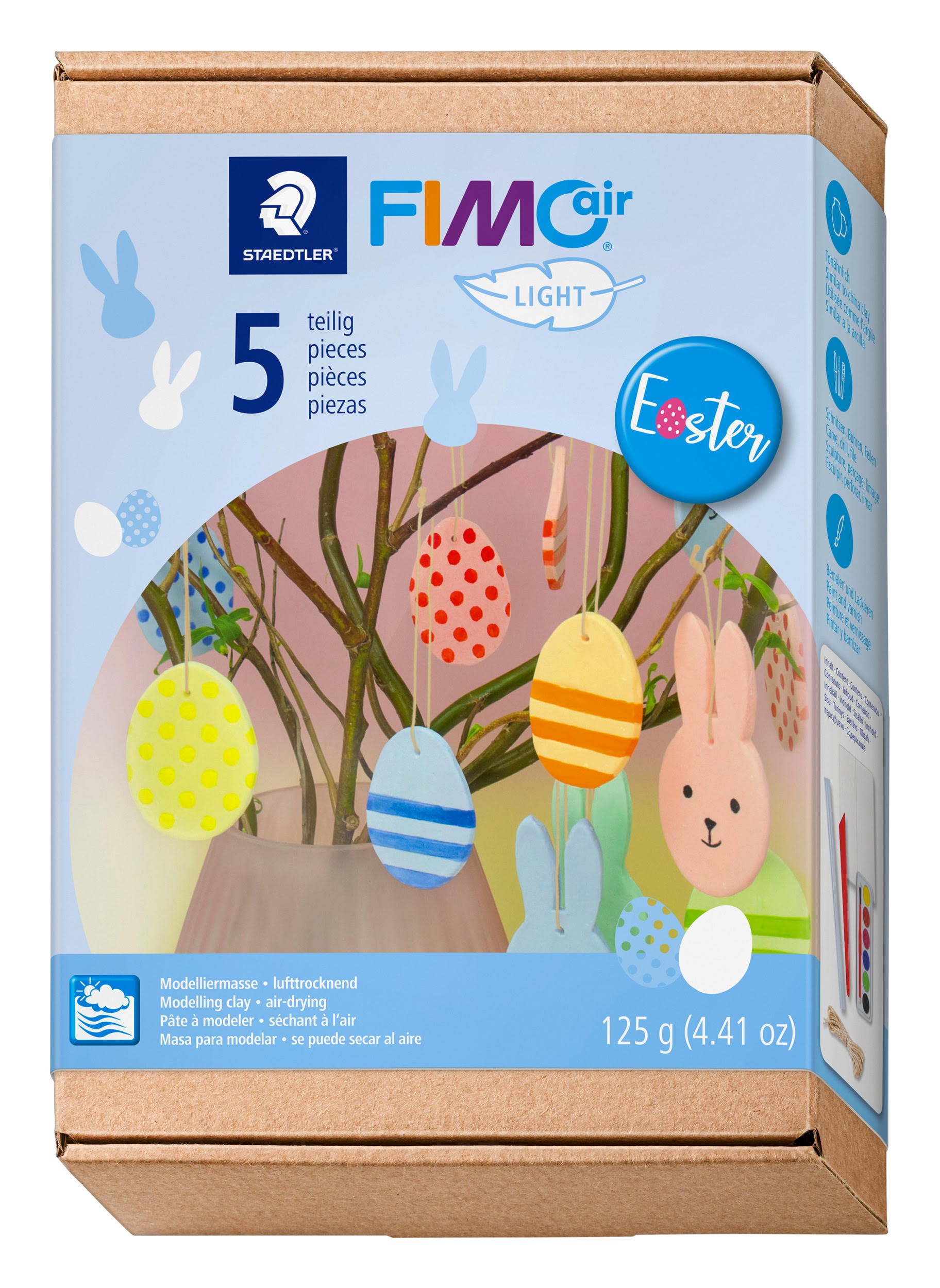 Fimo Set Mod. Clay Fimoair Easter Bunnies - Hobby Zubehoer 81 Set S08