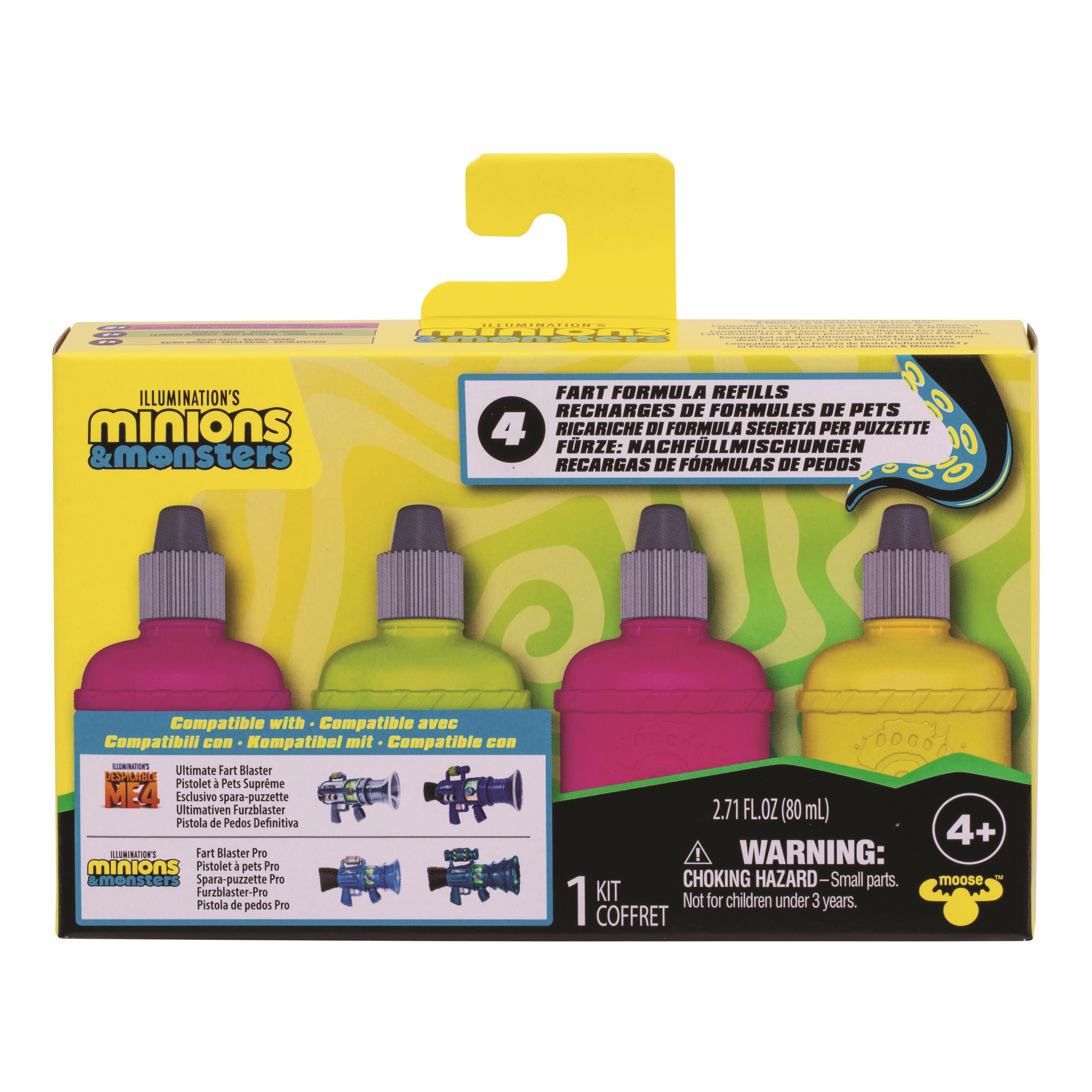 Minions & Monster Supreme Fart Blaster Refill 4 Pack - Spielzeugwaffen