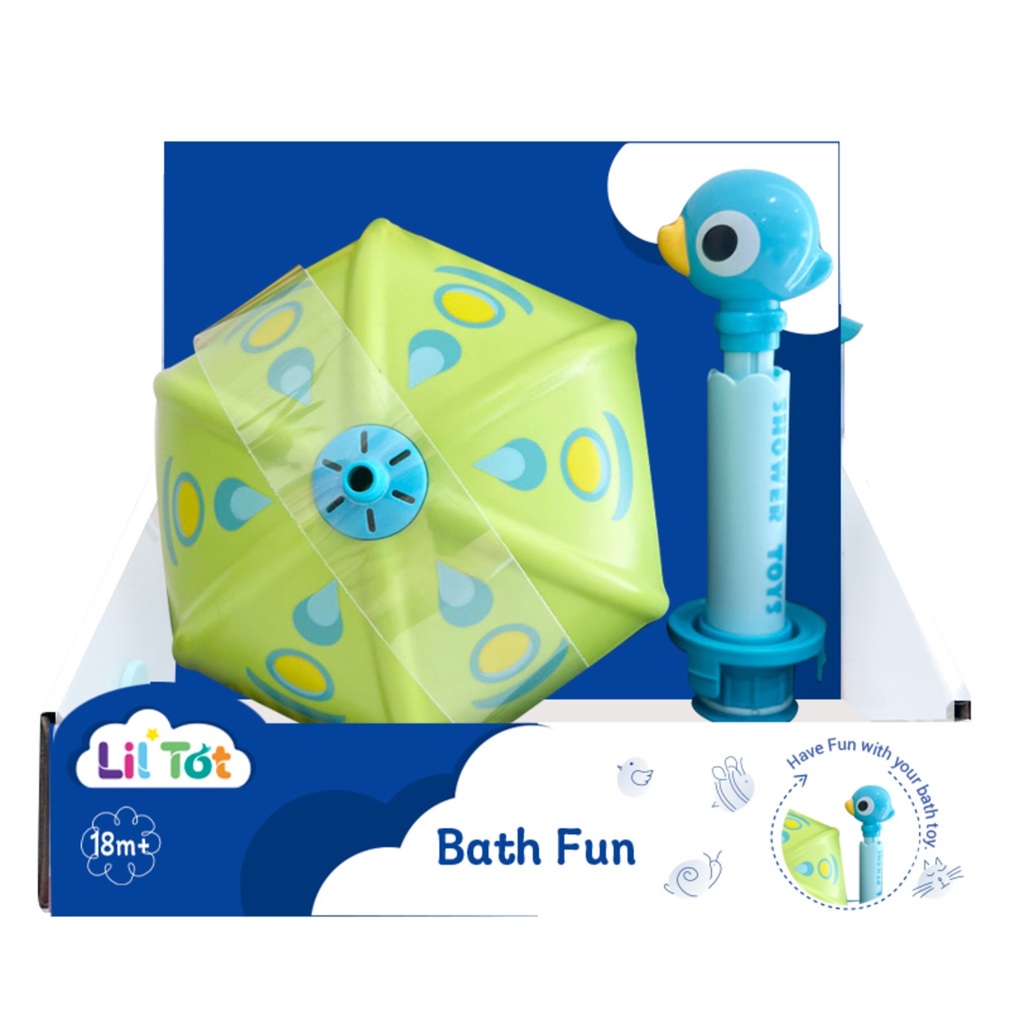 Lil' Tot Bath Fun Umbrella - Baby Spielzeug 90459