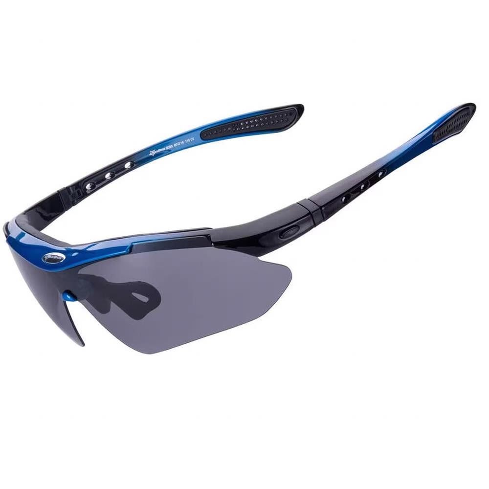 Rockbros 10007 Polarized Cycling Glasses - Black And Blue - Sport Fitness Rockbros-10007