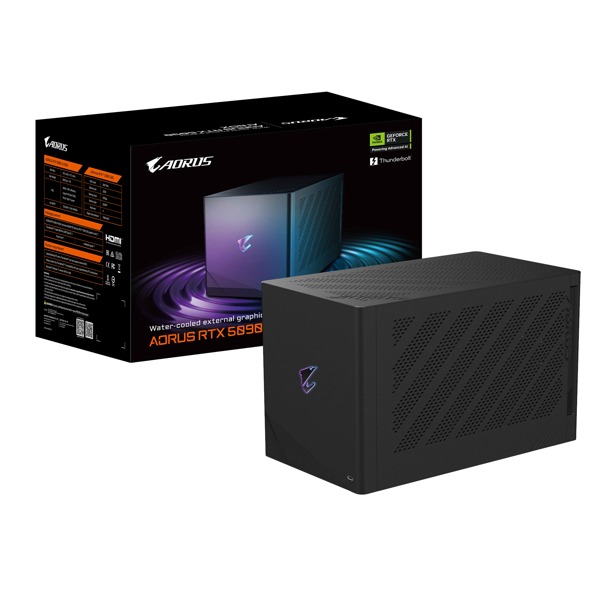 Gigabyte Geforce Rtx 5090 Aorus AI Box - 32gb Gddr7 Ram - Grafikkarte