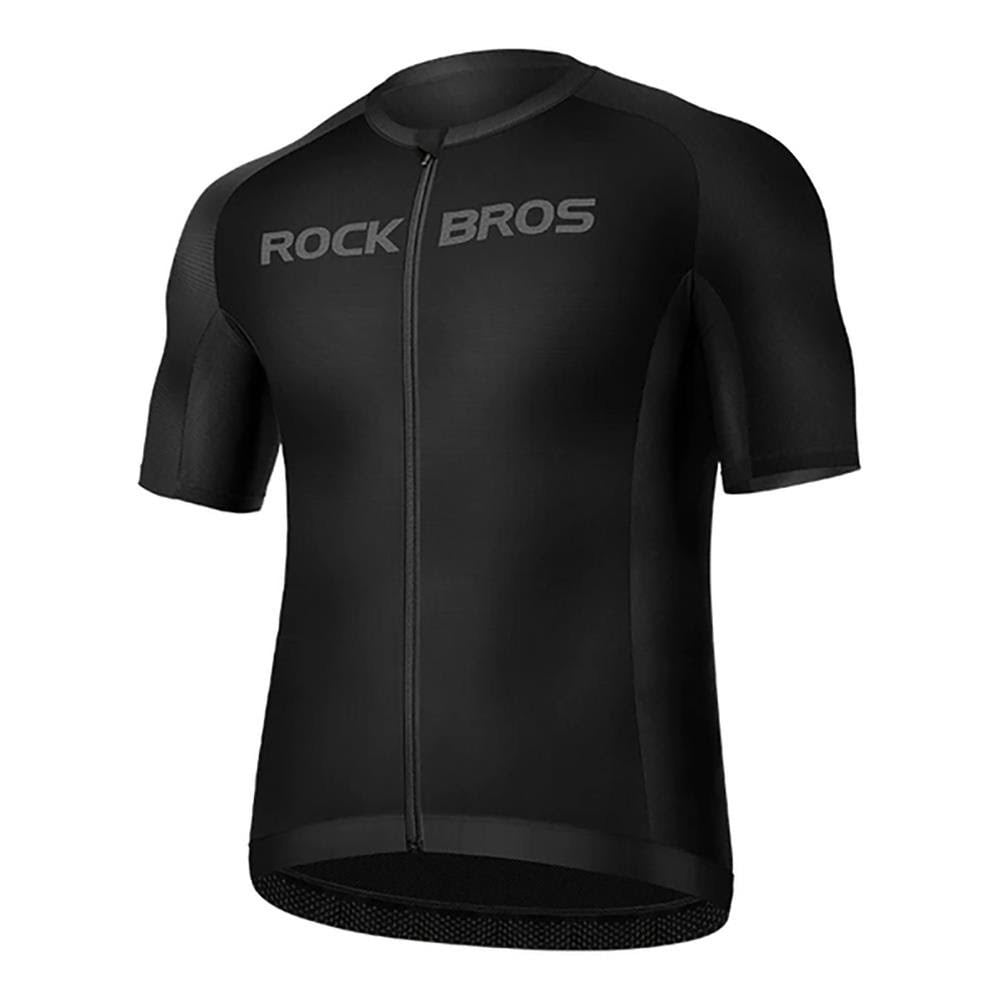 Rockbros 15120002003 Short Sleeve Cycling Jersey L - Black - Sport Fitness