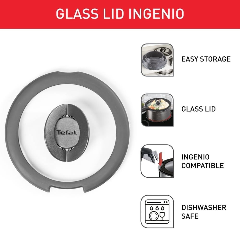 Tefal Ingenio Glass Lid 28 cm - Pfannen