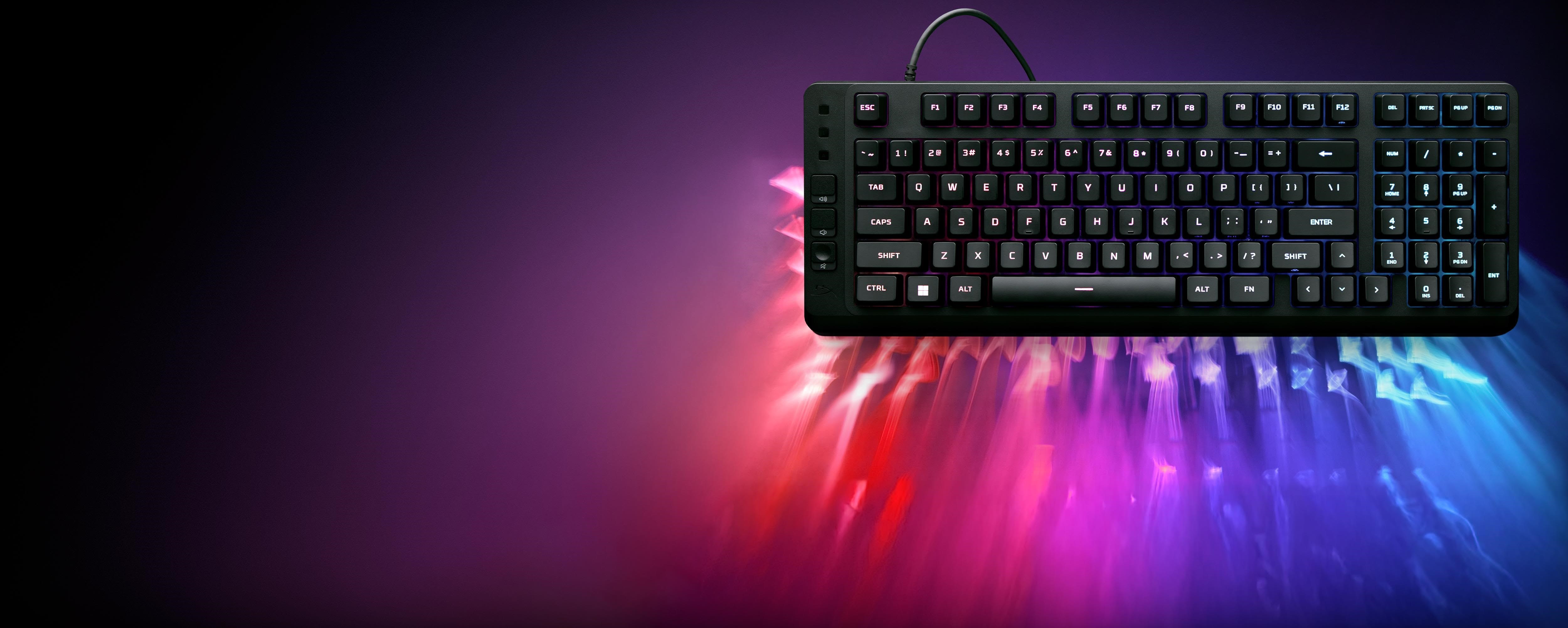 Hyperx Eve 1800 - Gaming Tastatur - 96% - US International - Schwarz - Tastaturen