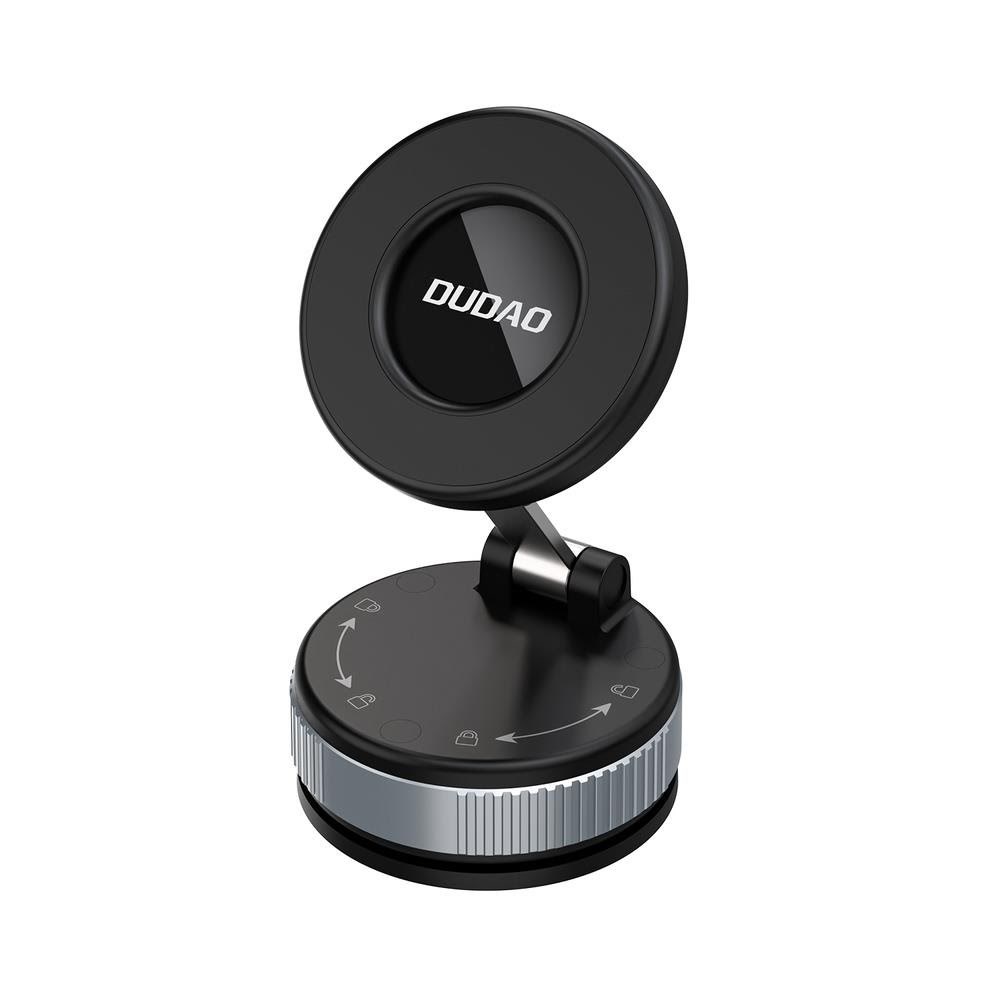 Dudao F24pro Magsafe Compatible Car Mount With Suction Cup For Windshield or Dashboard - Black - Handys Anderes Zubehoer