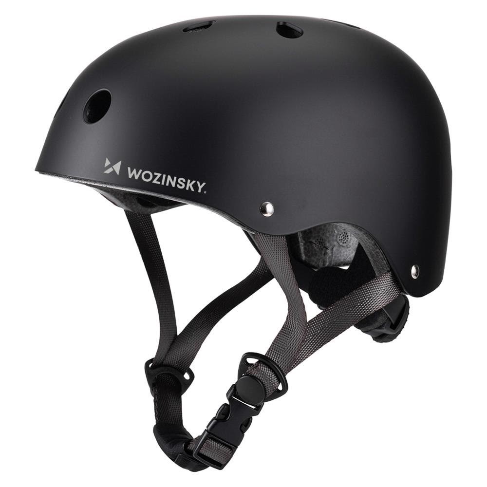 Wozinsky Lightweight Bmx Bicycle Helmet/scooter 54-58 cm - Black - Fahrradzubehoer 5907769381041