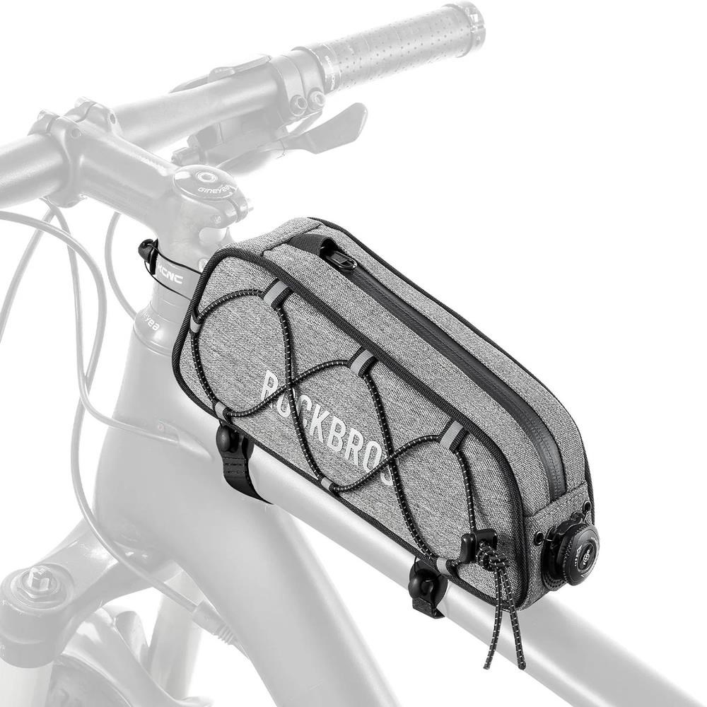Rockbros 30120045003 Road TO Sky Bicycle Bag For The Top Frame Tube Waterproof 0.7L - Gray - Fahrradzubehoer