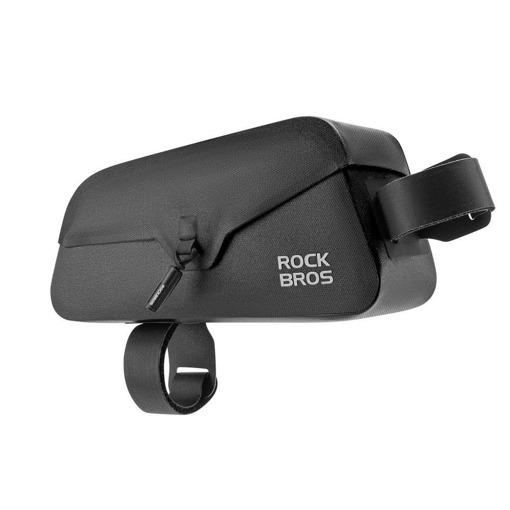 Rockbros 30120122002 Waterproof Bicycle Frame Bag With Magnetic Closure 0.9L - Black - Fahrradzubehoer