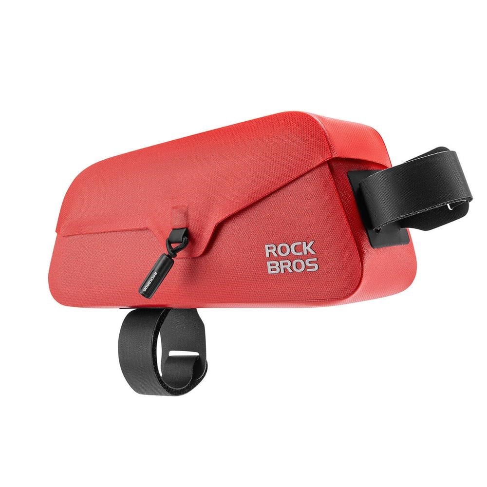 Rockbros 30120122004 Waterproof Bicycle Frame Bag With Magnetic Closure 0.9L - Red - Fahrradzubehoer