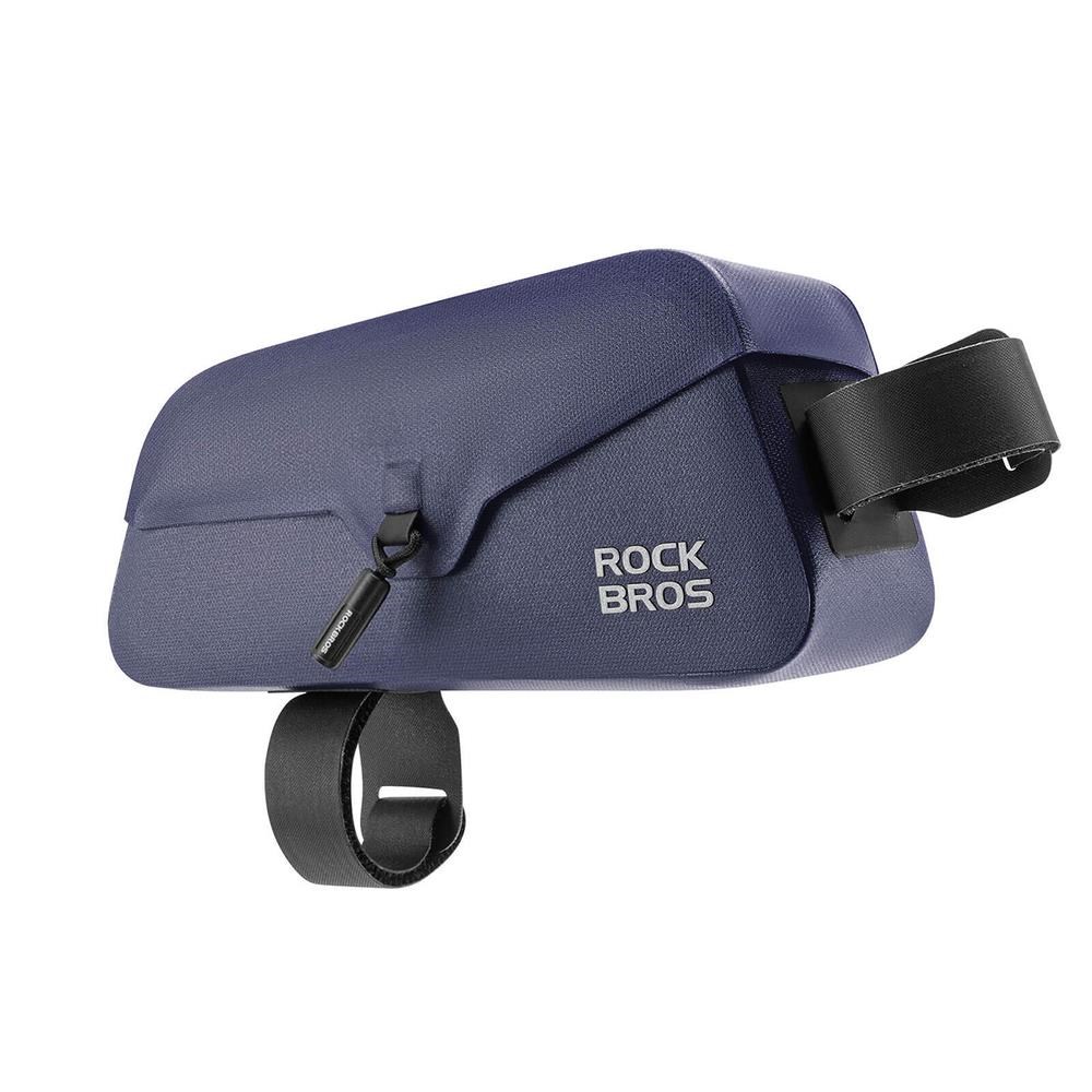 Rockbros 30120122006 Waterproof Bicycle Frame Bag With Magnetic Closure 0.9L - Blue - Fahrradzubehoer