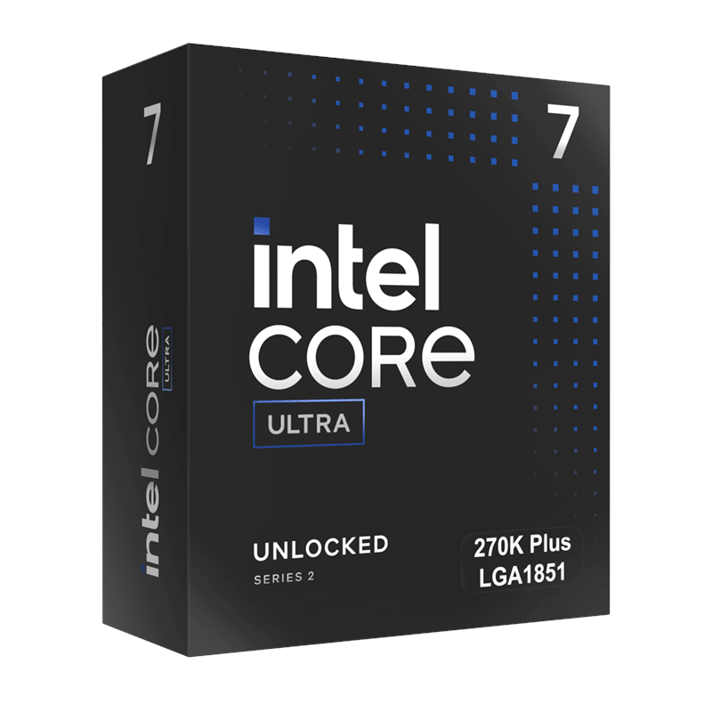 Intel Core Ultra 7 270k Plus Arrow Lake-s Refresh Cpu - 24 Kerne - 3.9 Ghz - Intel Lga1851 - Intel Boxed (Ohne Kühler)