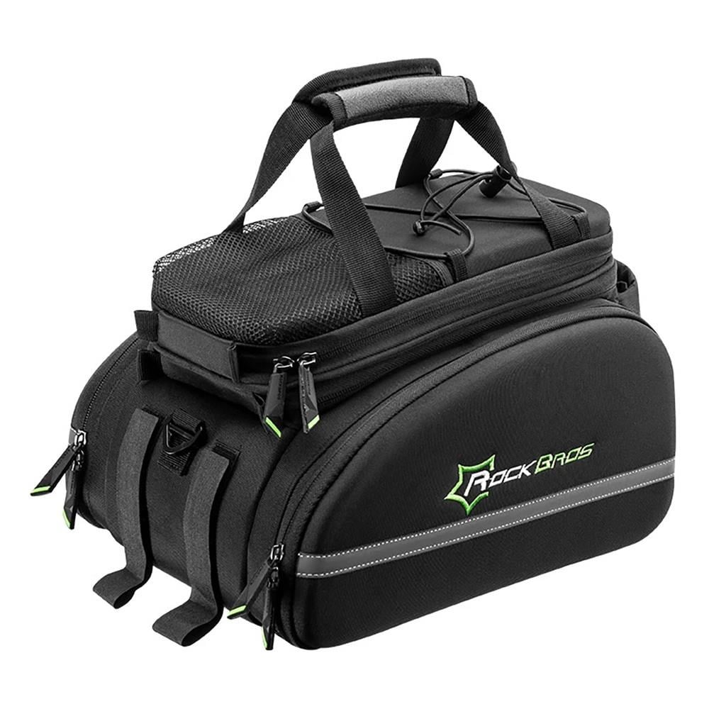 Rockbros A6-03bk Bicycle Bag For Trunk 35 l With Fold-out Pockets - Black - Fahrradzubehoer
