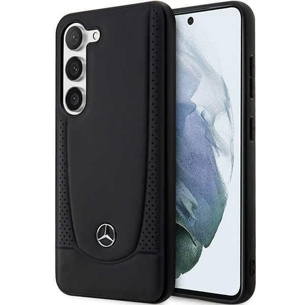 Mercedes Leather Urban Case For Samsung Galaxy S23 - Black - Handys Cover Cases