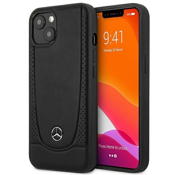 Mercedes Leather Urban Case For Iphone 15 Plus - Black - Handys Cover Cases