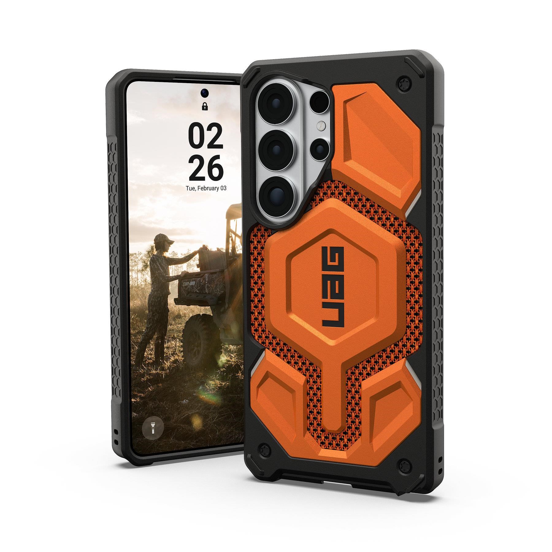 Uag Monarch Pro - Kevlar Burnt Orange - Samsung Galaxy S26 Ultra - Handys Cover Cases
