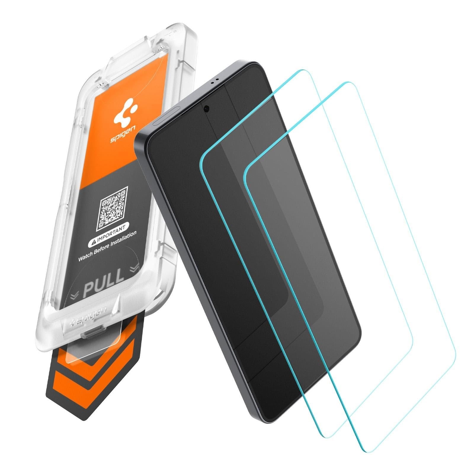Spigen Glass tR EZ Fit Pro HD 2 Pack - Transparency - Samsung Galaxy S26 - Handys Schutzfolie