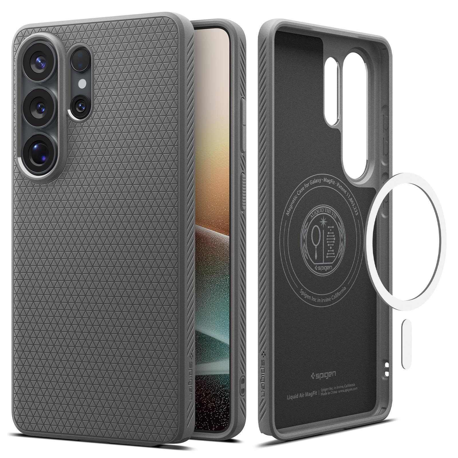 Spigen Liquid Air Magsafe - Marble Gray - Samsung Galaxy S26 Ultra - Handys Cover Cases Acs10675