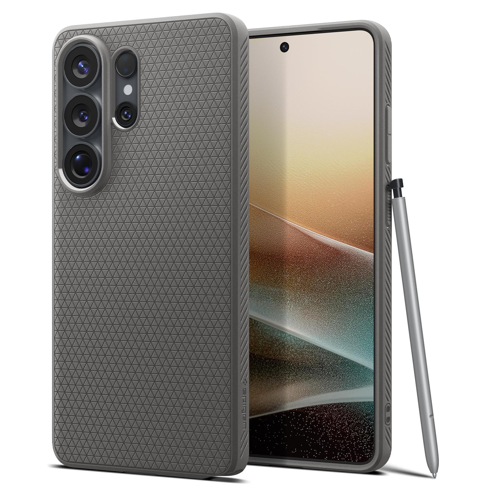 Spigen Liquid Air - Marble Gray - Samsung Galaxy S26 Ultra - Handys Cover Cases Acs11205