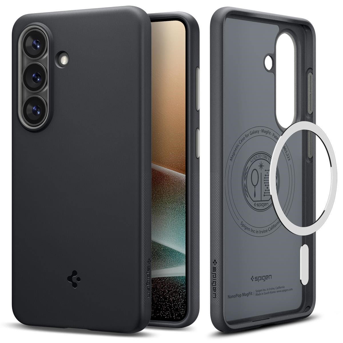 Spigen Nano Pop Magsafe - Black Sesame - Samsung Galaxy S26 - Handys Cover Cases
