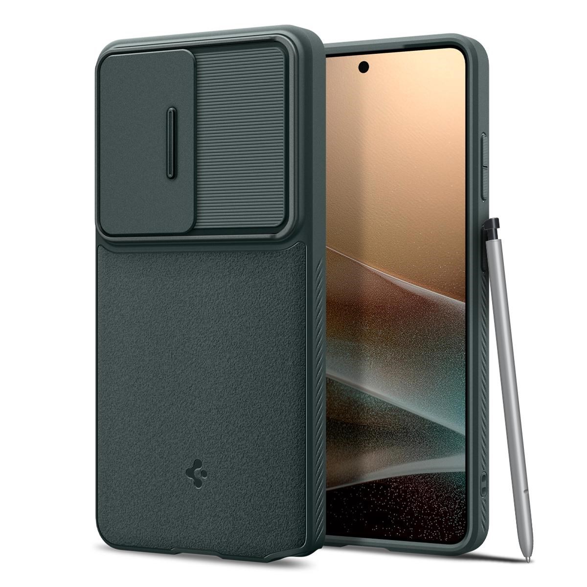 Spigen Optik Armor - Abyss Green - Samsung Galaxy S26 Ultra - Handys Cover Cases