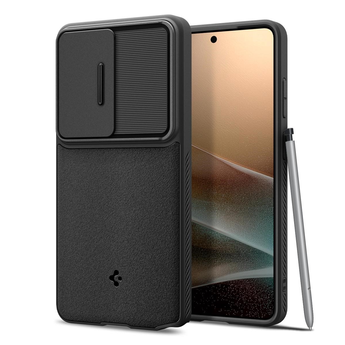 Spigen Optik Armor - Black - Samsung Galaxy S26 Ultra - Handys Cover Cases Acs10687