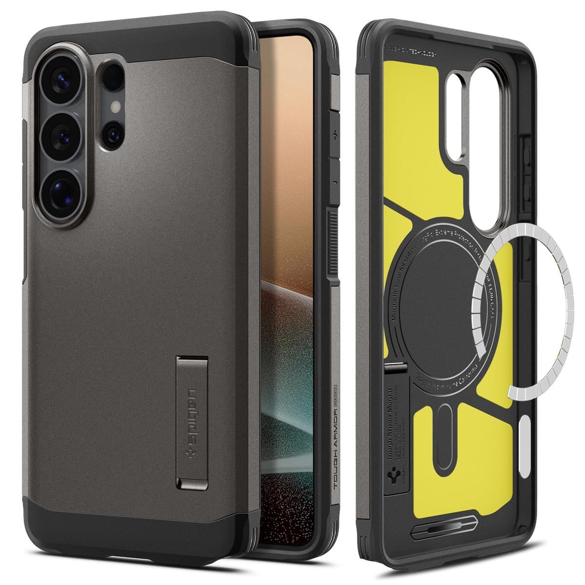 Spigen Tough Armor Magsafe - Gunmetal - Samsung Galaxy S26 Ultra - Handys Cover Cases Acs10685