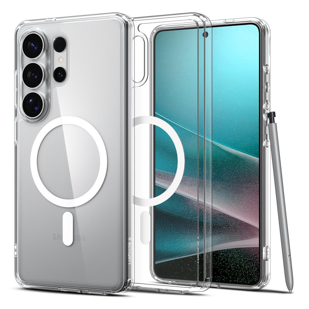 Spigen Ultra Hybrid Magsafe - Clear White - Samsung Galaxy S26 Ultra - Handys Cover Cases