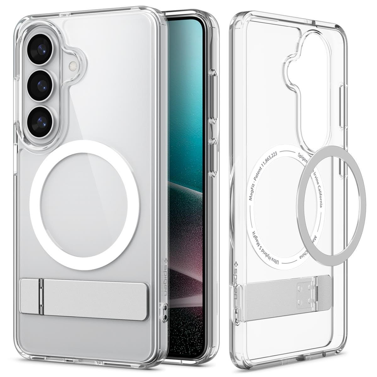 Spigen Ultra Hybrid S Magsafe - Clear White - Samsung Galaxy S26 - Handys Cover Cases Acs11061