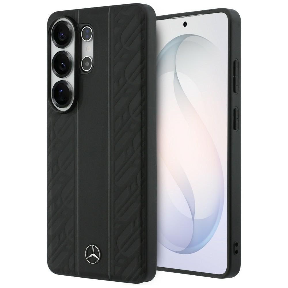 Mercedes Laurel Leaves Vertical Stripes Magsafe Case For Samsung Galaxy S26 Ultra - Black - Handys Cover Cases 3666339611552