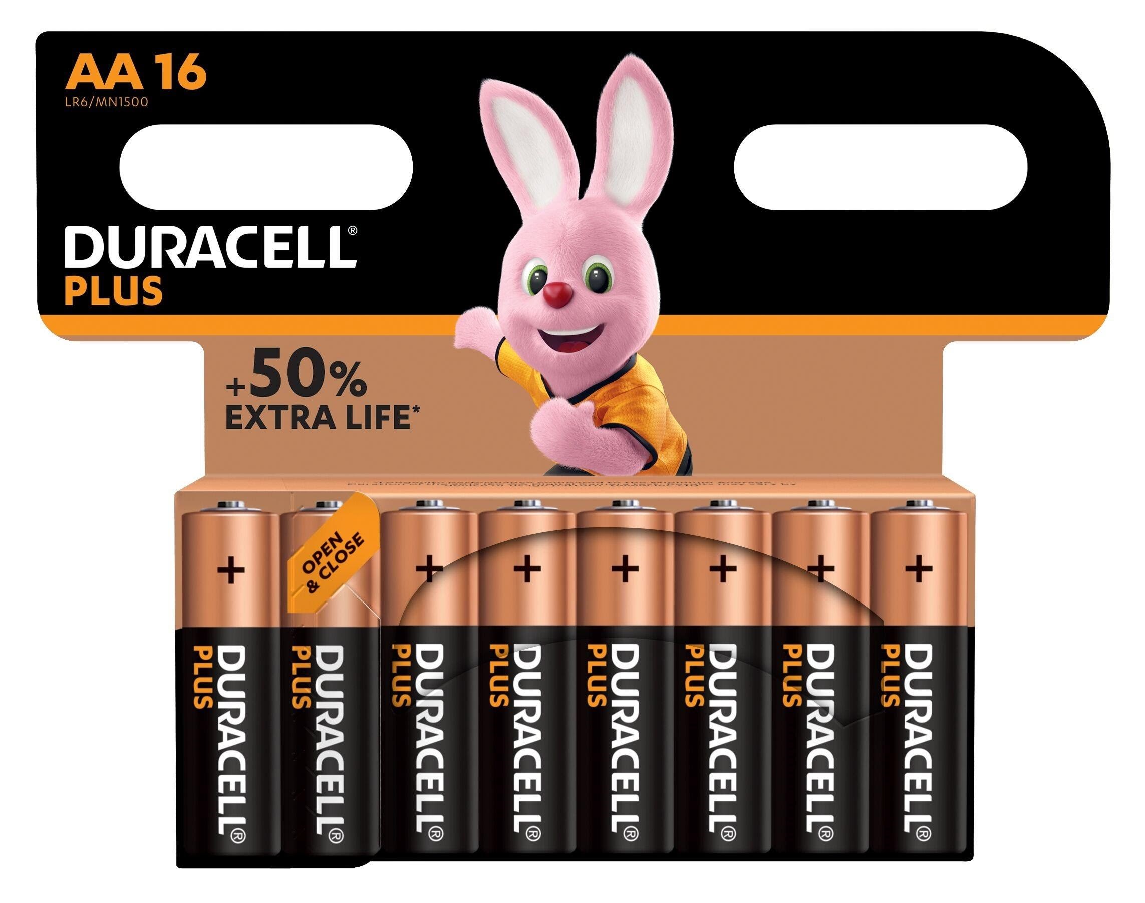 Duracell Plus AA (16-pack) - Batterien Und Akkus