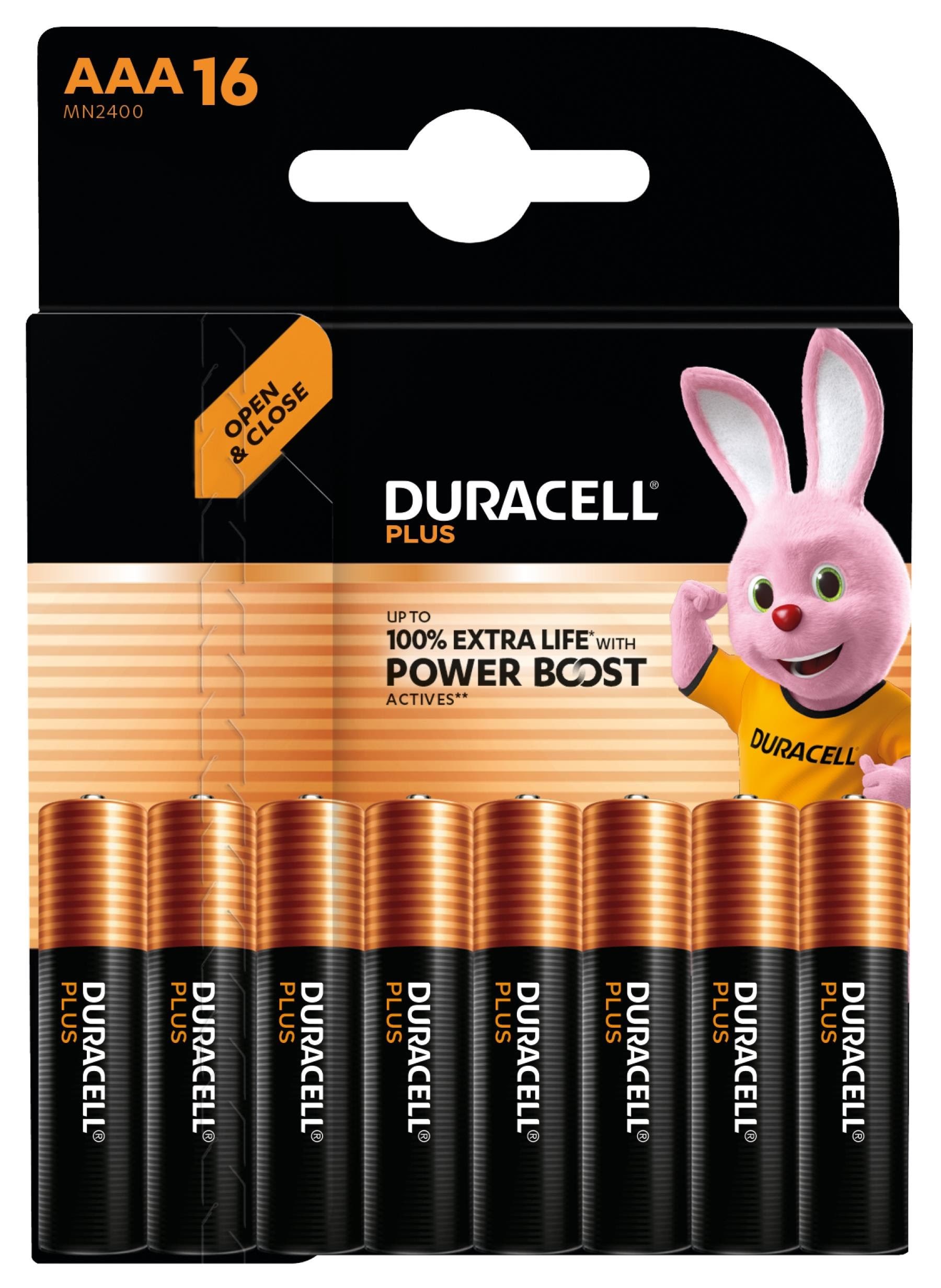 Duracell Plus Aaa (16-pack) - Batterien Und Akkus 151262
