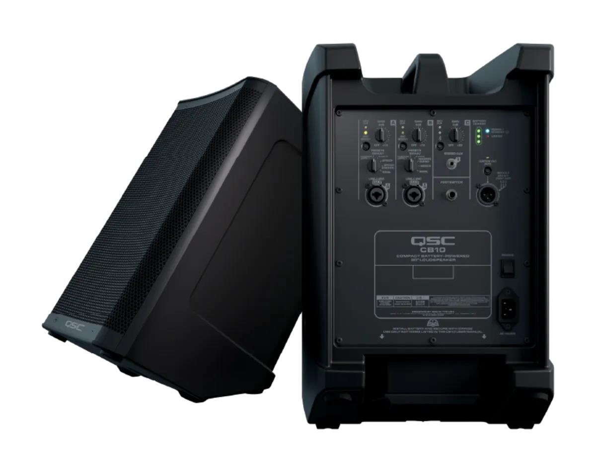 Qsc Cb10 - 10" Bluetooth 2-wege Pa-lautsprecher - Batteriebetrieben - 220w Rms - Tragbare Party Lautsprecher Sqc Cb10