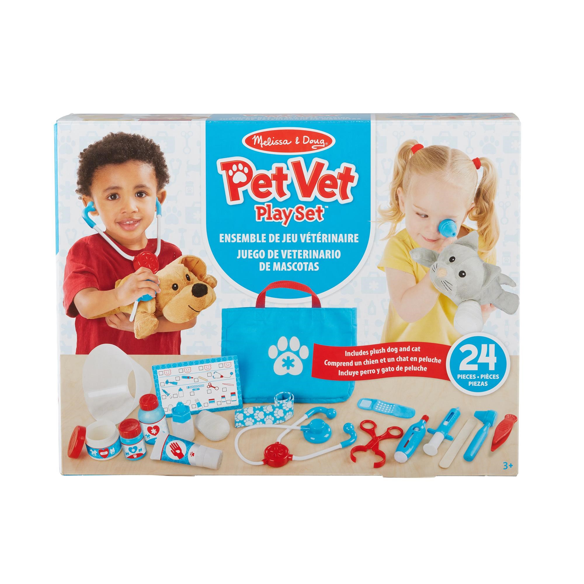 Melissa & Doug Pretend Play Examine And Treat Pet Vet Play Set - Rollenspiele 6074883