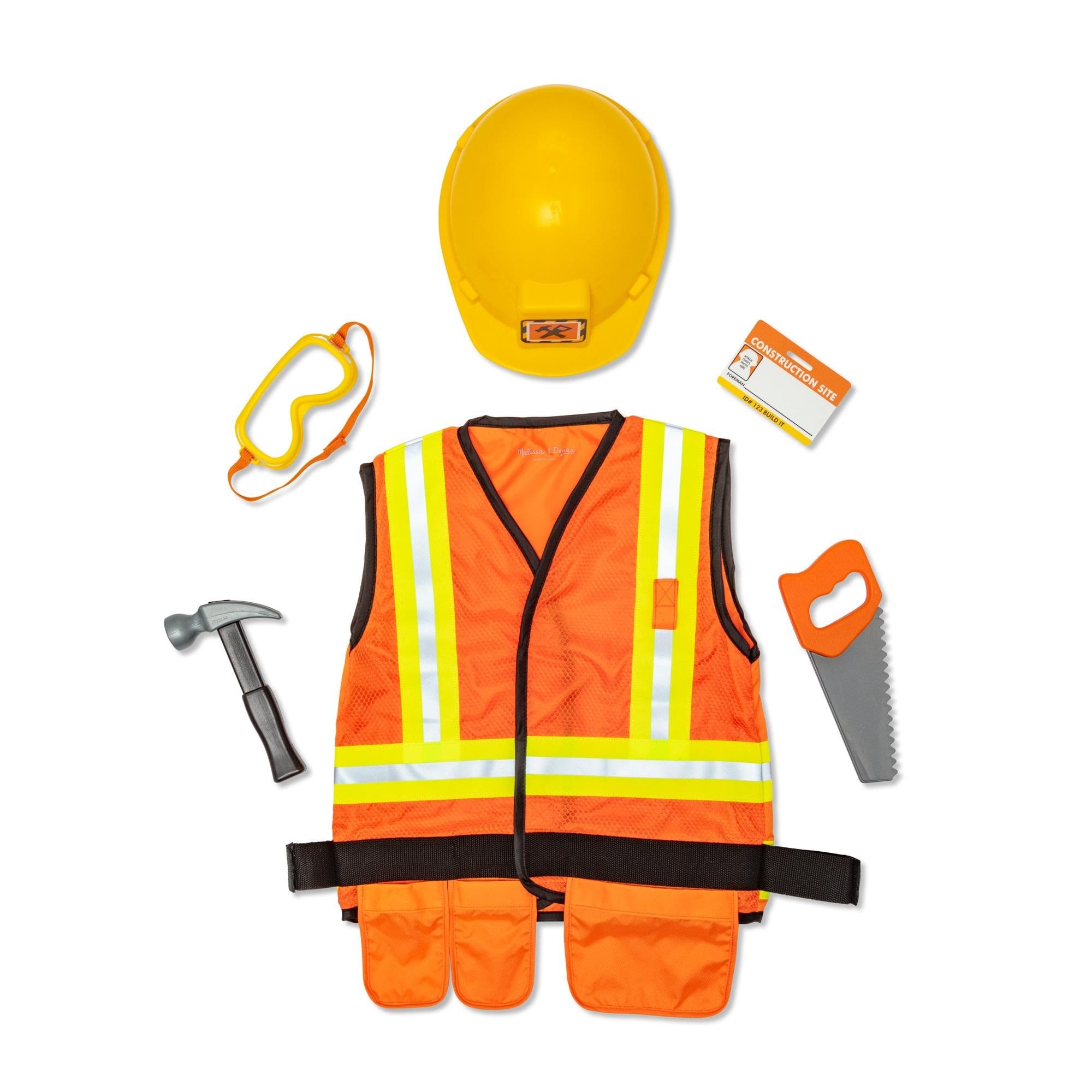 Melissa & Doug Role Play Costume Set Construction Worker - Rollenspiele