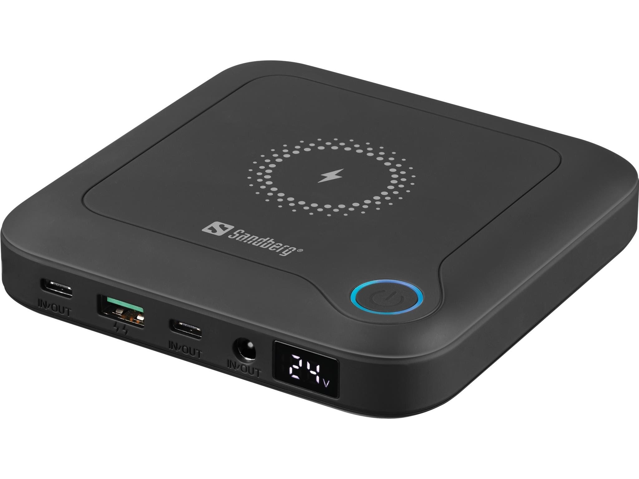 Sandberg All-in-1 Laptop Powerbank 25000 - 25000 Mah - Powerbank Akku Schwarz 421-46