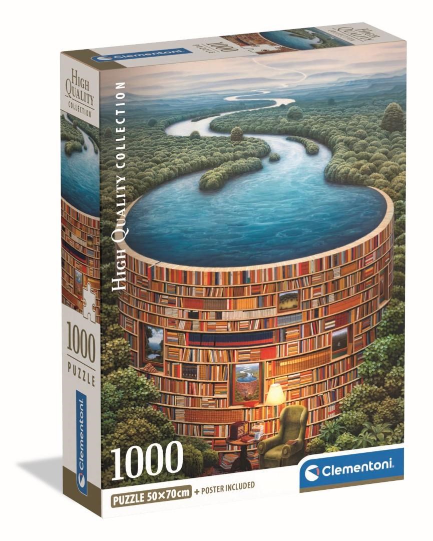 Clementoni 1000 Pcs. CB High Quality Collection Bibliodame - Puzzle